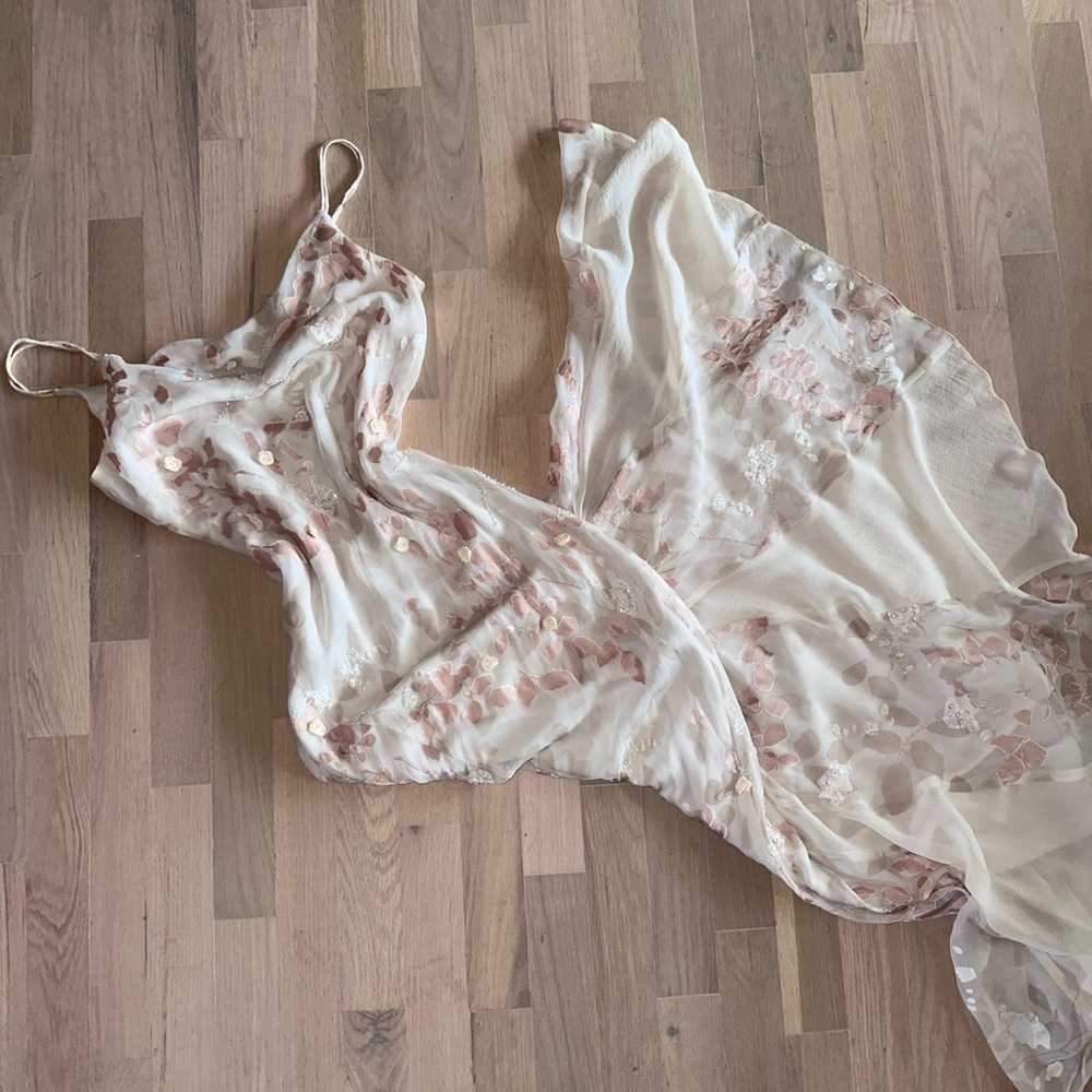 Alex Evenings Cream Elegant Dress